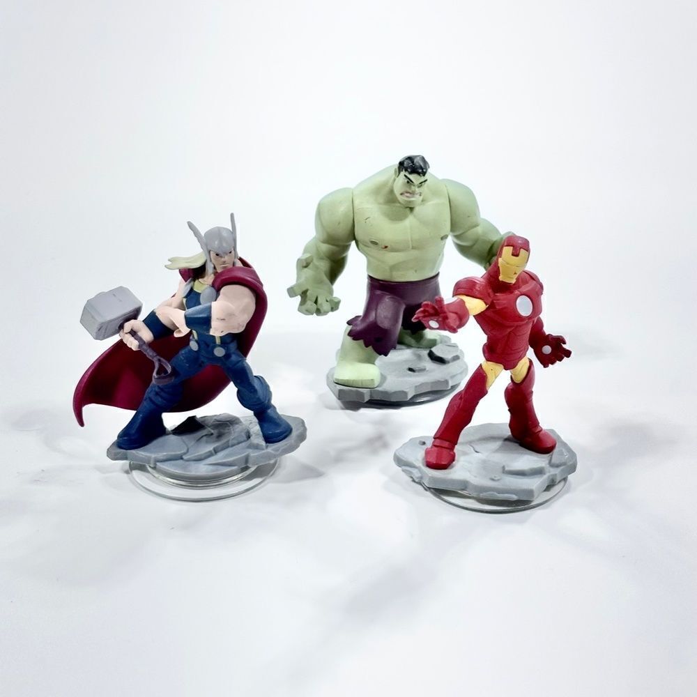 Disney Infinity 2.0 Marvel figurines set of 3